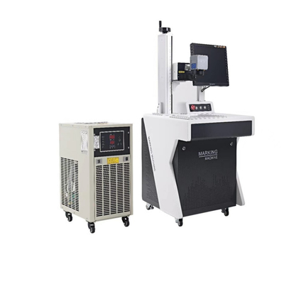 Laser Marking JPT Fiber Jpt Laser UV Engraving Machine For Tube Plastic Paper HDPE Black Color Laser Making